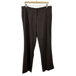 Escada Women’s Brown Wool Trouser Career Pants Size 44